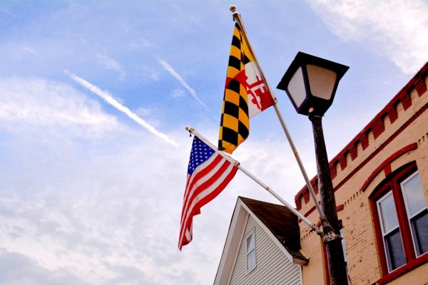 Downtown Ridgely Flags